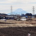 物件南方向富士山の眺望（2024年1月）