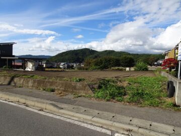 前面道路から北方向を撮影（2022年10月） (地図)