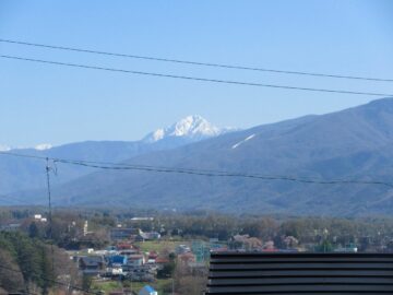 ２Fから見える甲斐駒ヶ岳