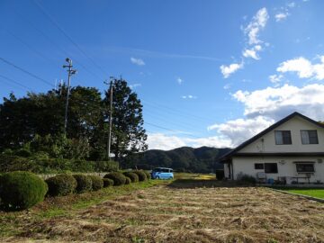 物件南方向を撮影（2022年10月）