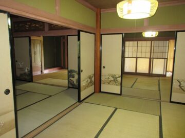 南側和室から撮影