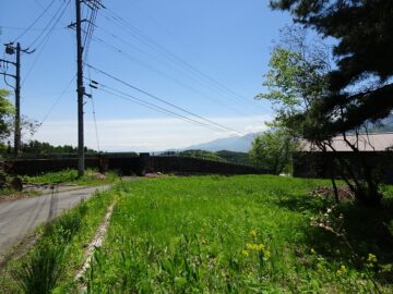 物件から南方向晴れていると富士山の眺望有り（2025年5月）