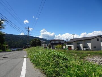 北側道路東側から撮影（2023年9月）