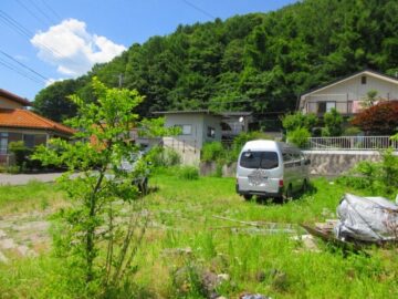 物件から北方向を撮影、小泉山（2023年7月）