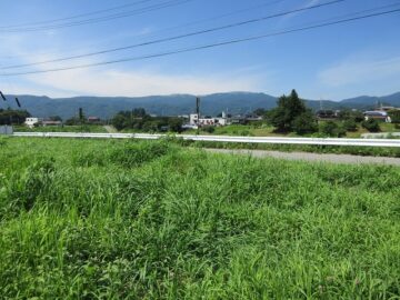 物件から北方向車山の眺望(2025年8月）