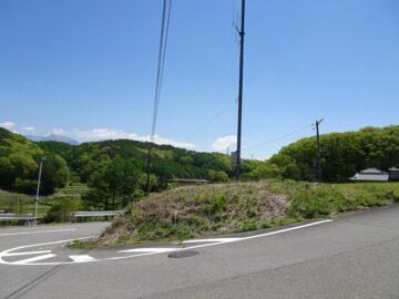 北側道路から撮影（2025年5月）