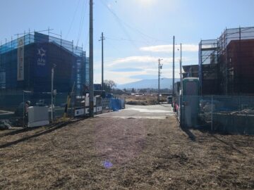 物件から南方向を撮影(2025年12月）