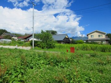 物件東方向を撮影八ヶ岳が見える（2026年8月）