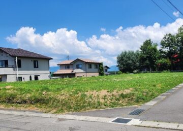 前面道路から北方向を撮影（2025年8月）