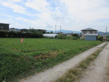 前面道路東側から撮影(2025年8月）
