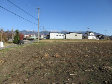 物件から東方向八ヶ岳が見える(2025年11月) 物件から東方向八ヶ岳が見える(2025年11月)