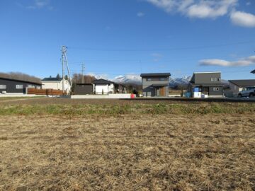 物件東方向を撮影。八ヶ岳が見える(2025年12月) 物件東方向を撮影。八ヶ岳が見える(2025年12月)