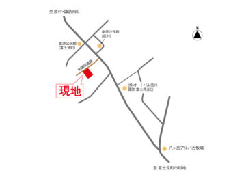 周辺案内図 (地図) 周辺案内図 (地図)