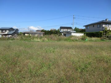 物件北方向を撮影(2025年10月）