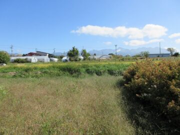 八ヶ岳の眺望のある東方向を撮影(2025年10月）