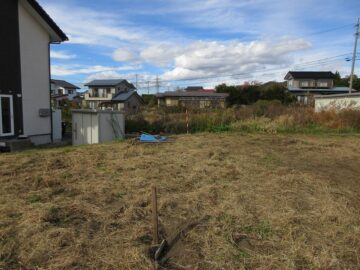 物件北方向を撮影(2025年11月）