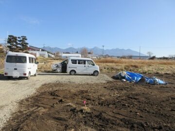 物件から東方向を撮影八ヶ岳の眺望(2025年12月）