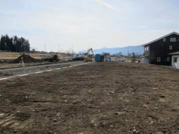 物件南方向を撮影、南アルプスが見える(2026年2月）