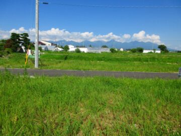 物件から東方向を撮影、八ヶ岳が見える(2026年7月) 物件から東方向を撮影、八ヶ岳が見える(2026年7月)