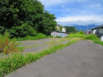 道向かいの駐車場 道向かいの駐車場