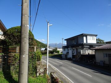 敷地から東側を撮影(2026年10月) 敷地から東側を撮影(2026年10月)